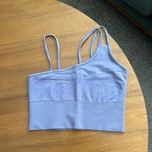 Alo Yoga Offset Bra Bralette Lavender Small